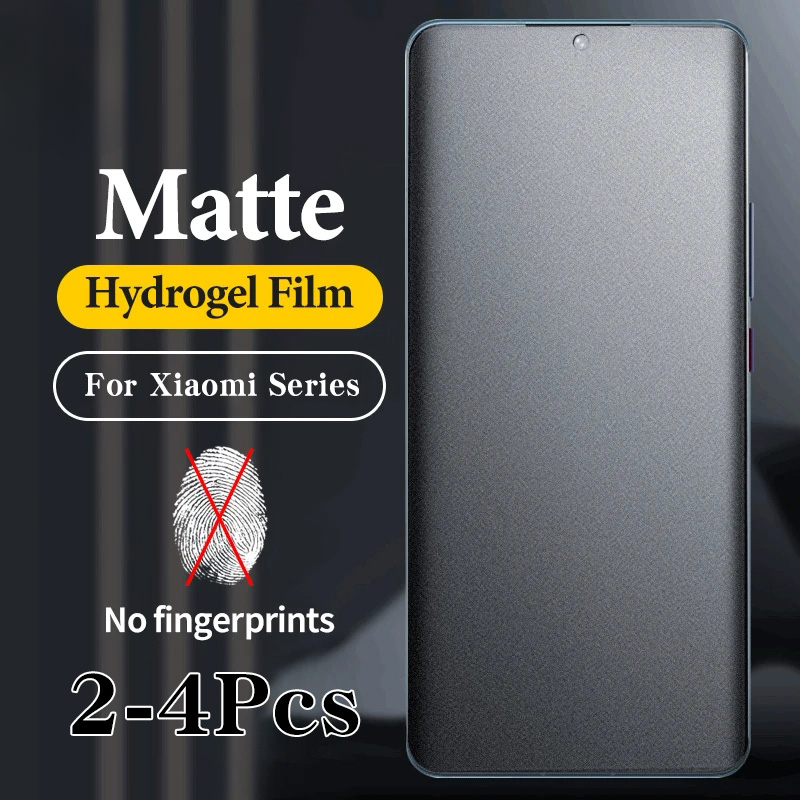 Flexible Tpu Film - 2-4 個マットシリコン柔軟なソフトヒドロゲルフィルム Xiaomi Redmi Note 14