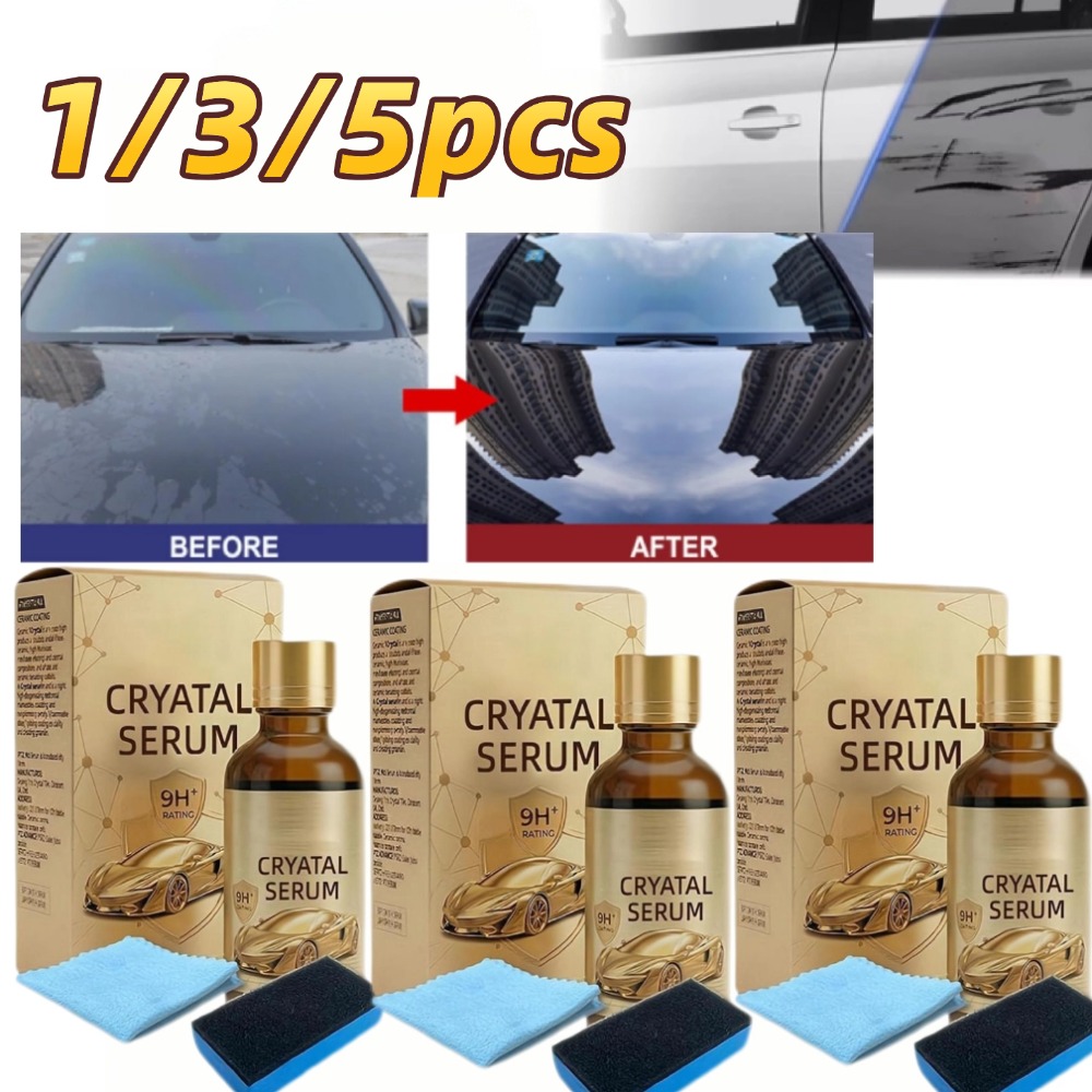 Glass Protector Auto - 1/3/5 個 50 ミリリットル車の光沢保護ナノコーティング剤復元ペイントガラスホイールクリスタル血清高度なグラフェンセラミックコーティング
