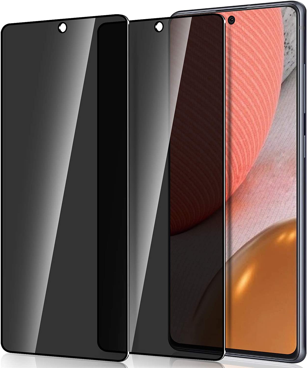 Privacy Filter 2Pack - 2 パック Galaxy M33/M23/F23 プライバシーフィルター強化ガラスフィルムアンチスパイシールドスクリーンプロテクター Samsung