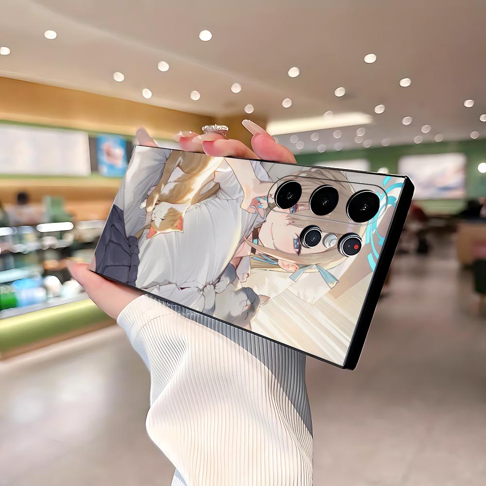 Samsung Galaxy S25 - ホットブルーアーカイブ グリルアスナ スマホケース サムスンギャラクシーS26 S25 S24