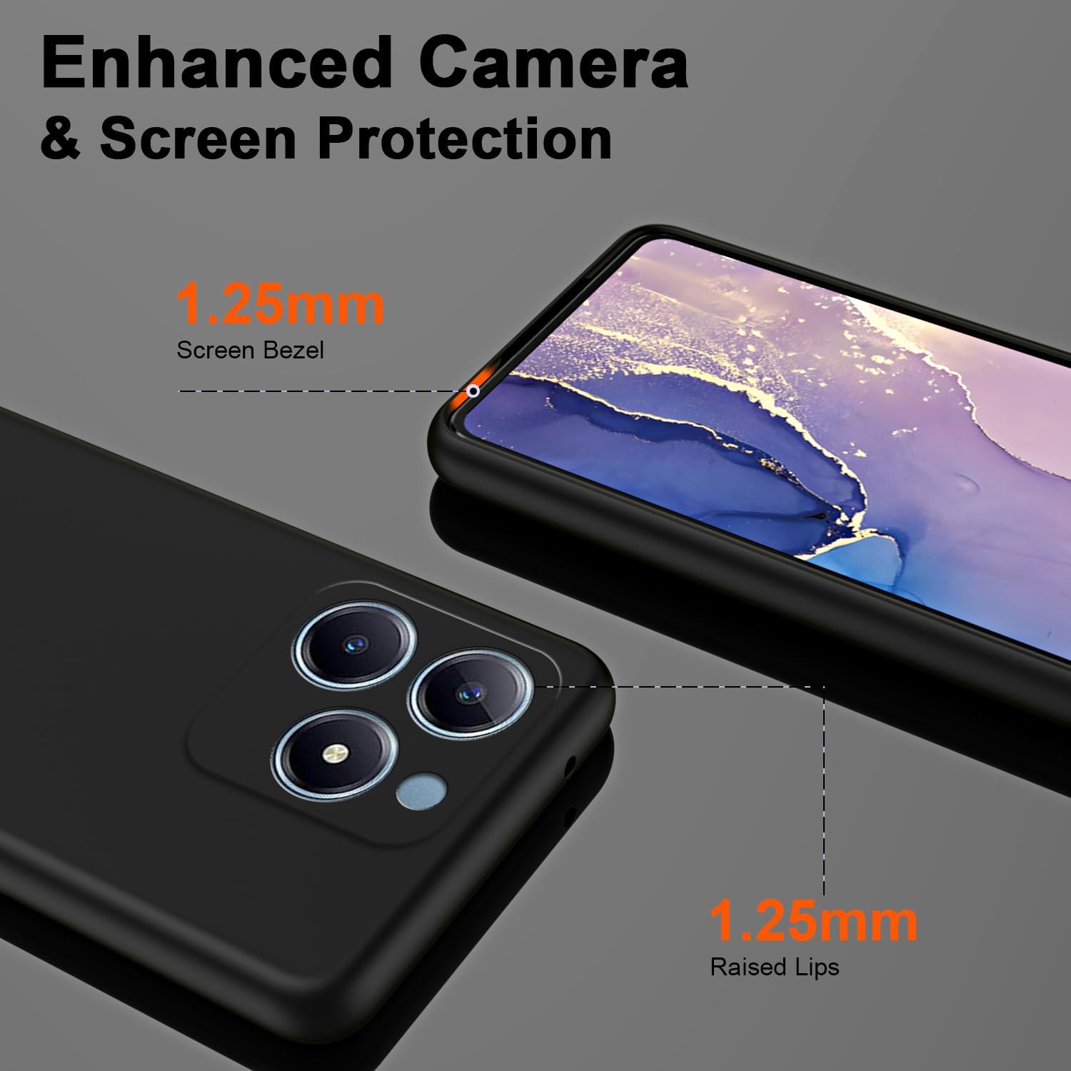Realme用の柔軟なシリコンケース,c61,c63,c65 - Realme C67 のレビューと価格
