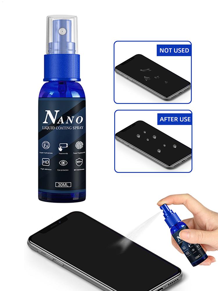 液体スクリーンプロテクター スプレー スクリーン 疎水性コー - Oleophobic Coating Spray のレビューと価格