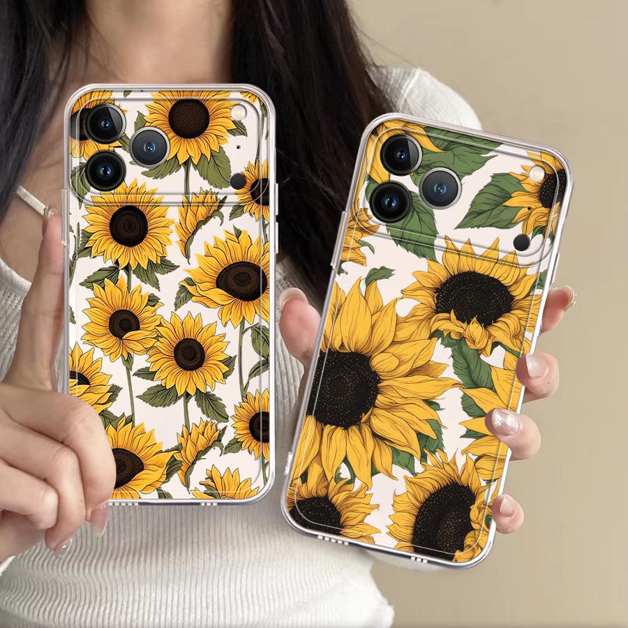 かわいいひまわり柄ケース Apple iPhone 17 P - Apple Iphone 15 Pro Max のレビューと価格