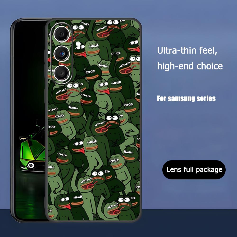 悲しいペペのカエルが描かれたクールなスマホケース、Samsu - Samsung Galaxy S25 のレビューと価格