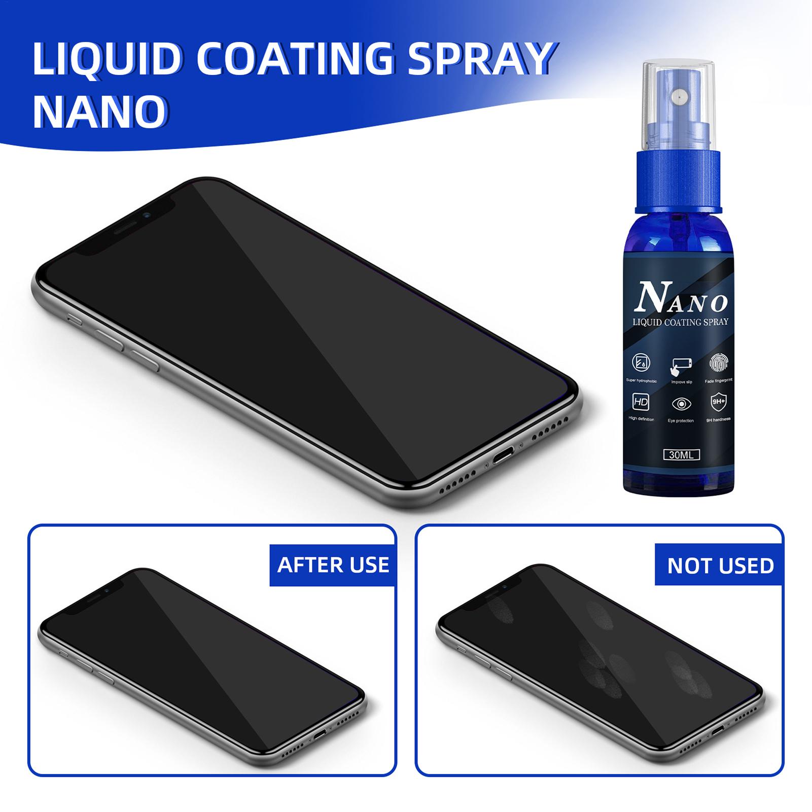 30 ミリリットル液体スクリーンプロテクター疎水性疎油性スク - Oleophobic Coating Spray のレビューと価格