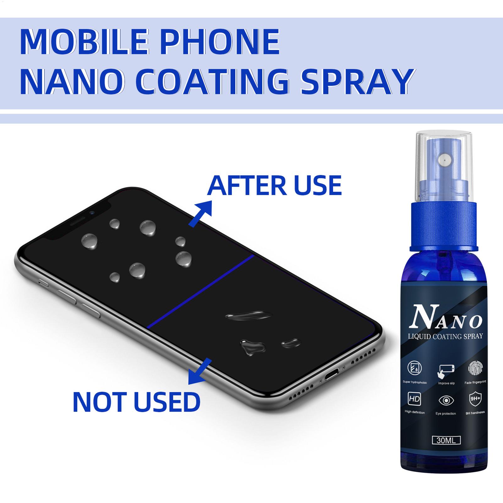 30 ミリリットル液体スクリーンプロテクター疎水性疎油性スク - Oleophobic Coating Spray のレビューと価格