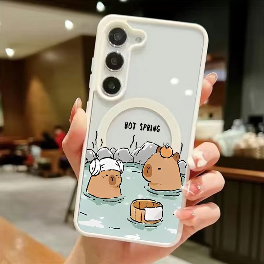 カラートランスペアレント磁気吸着スマホケース Samsung - Samsung Galaxy S25 のレビューと価格