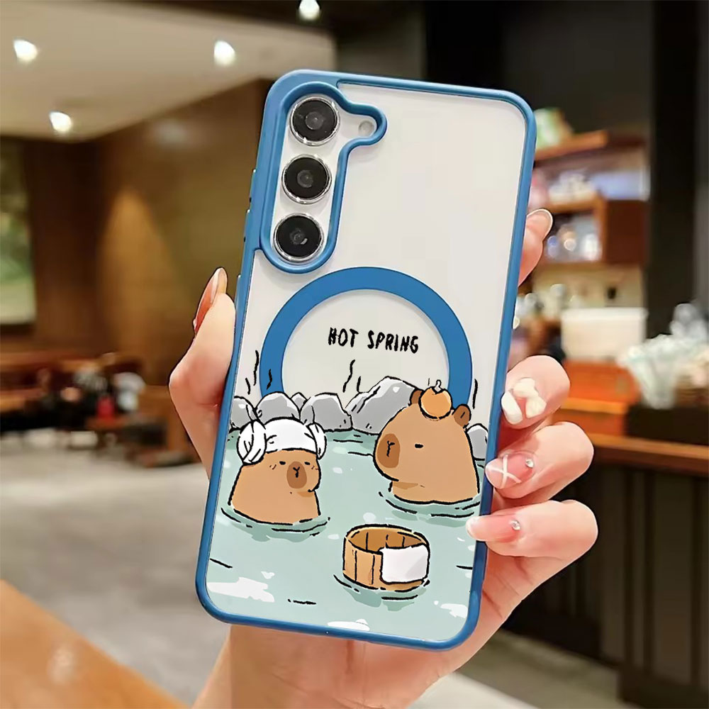カラートランスペアレント磁気吸着スマホケース Samsung - Samsung Galaxy S25 のレビューと価格