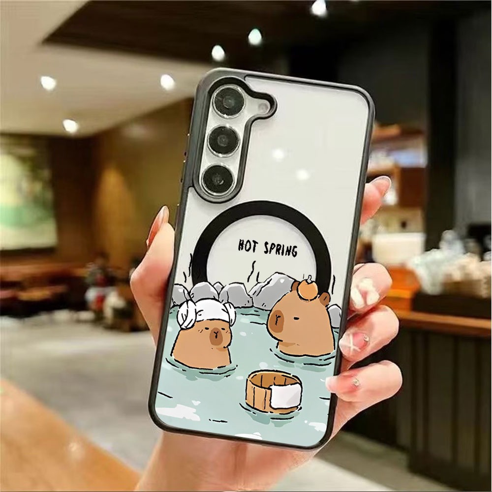 カラートランスペアレント磁気吸着スマホケース Samsung - Samsung Galaxy S25 のレビューと価格