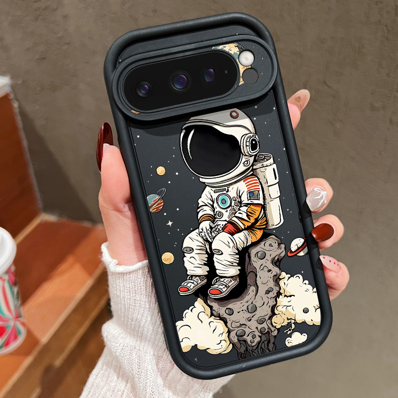 漫画風宇宙飛行士プリントTPUスマホケース Google P - Google Pixel 9 のレビューと価格