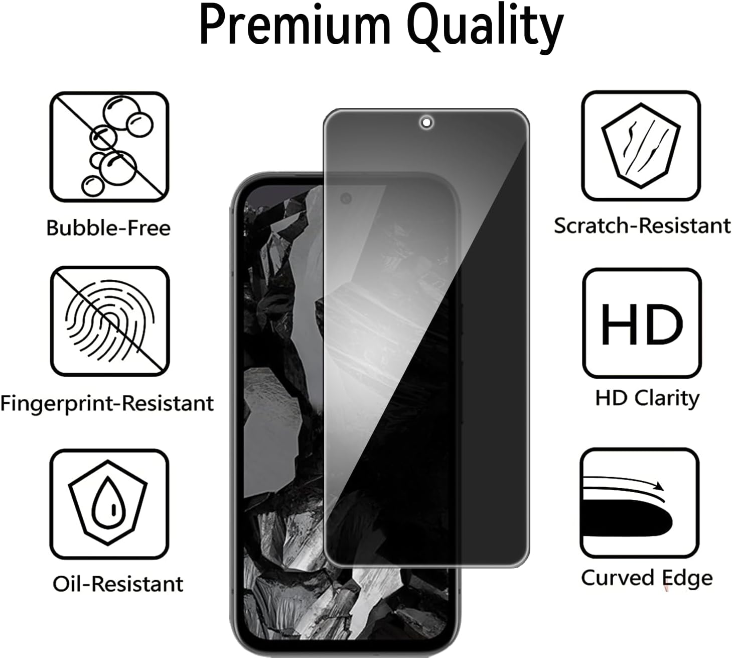 Google Pixel 8A 用プライバシー フィルター強 - Privacy Filter 2Pack のレビューと価格