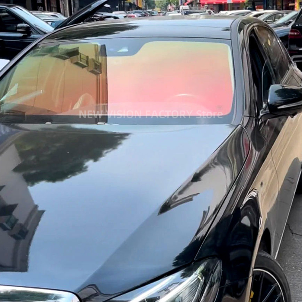 1m×3m 70%VLT オーロラレッドグリーンカメレオンウ - Glass Protector Auto のレビューと価格